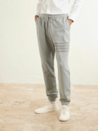 Thom Browne - Straight-Leg Striped Cotton-Jersey Sweatpants - Gray
