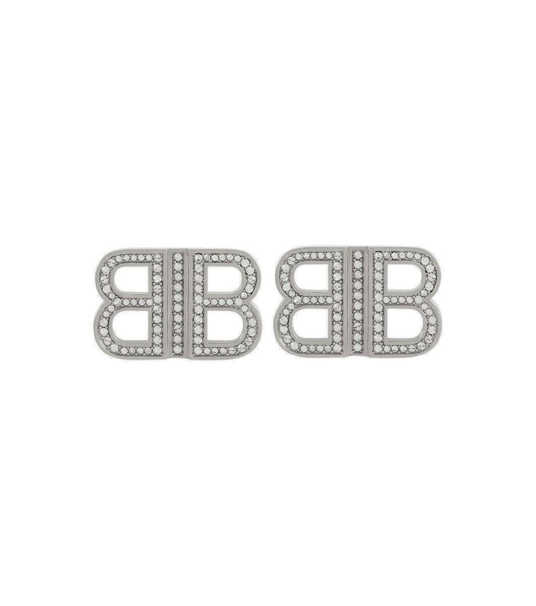 Balenciaga Hourglass embellished earrings Balenciaga