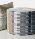 Missoni Positano cotton-blend pouf
