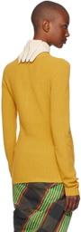 Charles Jeffrey LOVERBOY Yellow Banana Zip Sweater