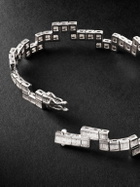 KOLOURS JEWELRY - Tetris White Gold Diamond Bracelet - Silver