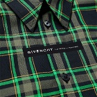 Givenchy Taped Logo Check Shirt
