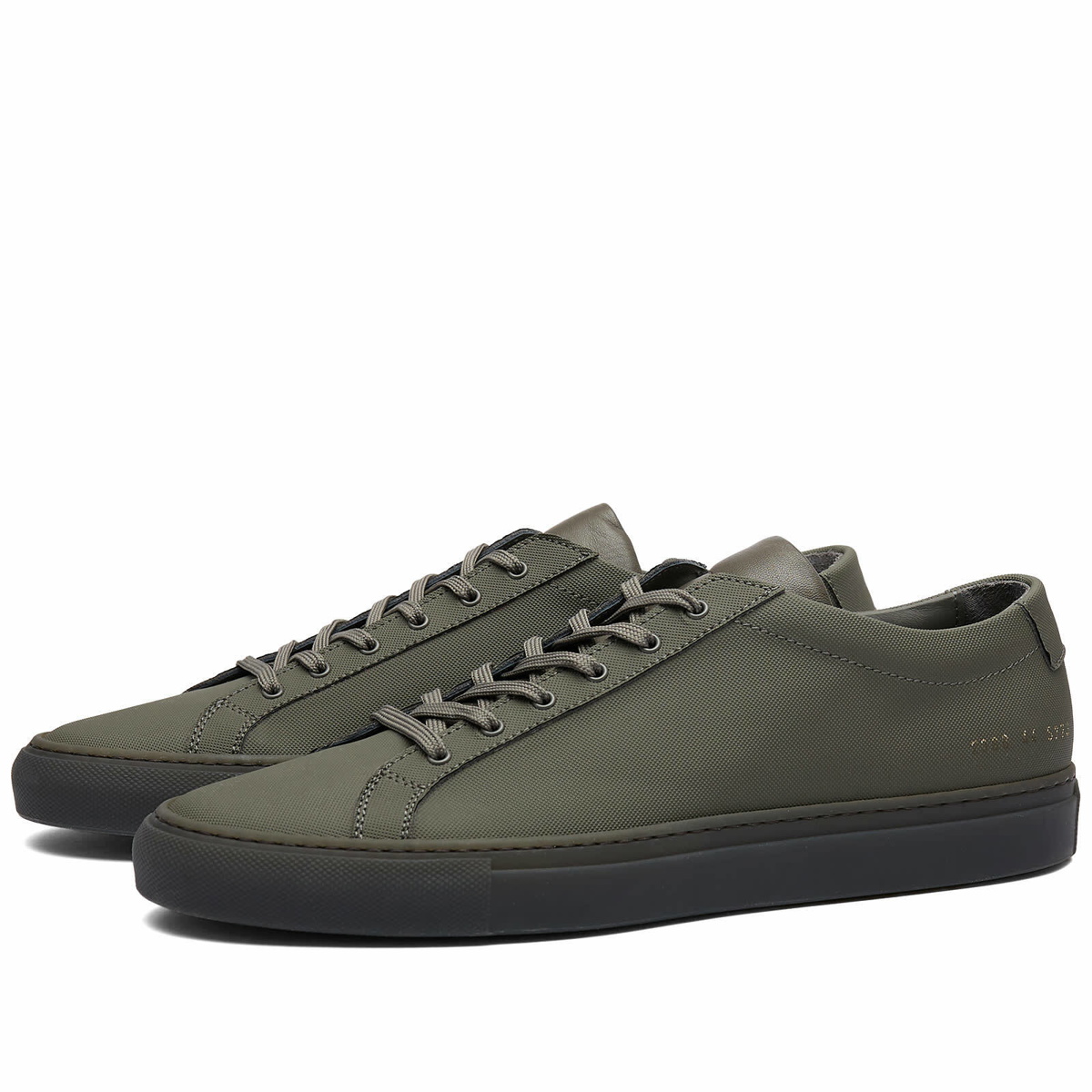 Common Projects Men's Achilles Tech Low Sneakers in Army Green Common ...