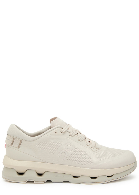Photo: ON Cloudzone Panelled Mesh Sneakers Cream