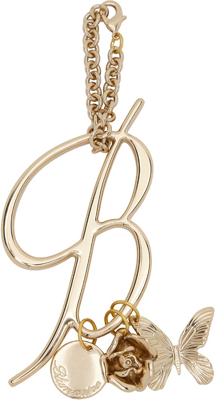 Photo: Blumarine Gold Logo Keychain