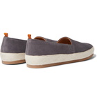 Mulo - Suede Espadrilles - Blue