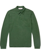 Orlebar Brown - Fitzgerald Slub Cotton-Jersey Polo Shirt - Green