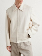 Our Legacy - Rework Panelled Waxed-Suede Jacket - Neutrals