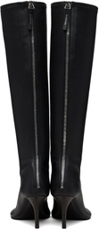 Acne Studios Black High Leather Boots