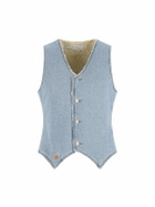 ERL X Levis sherpa Denim Vest