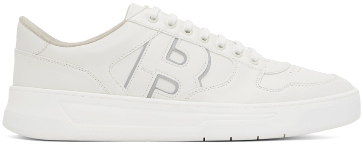 Photo: BOSS White Leather Sneakers