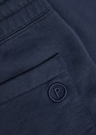 Picante Everyday Wide-leg Cotton Sweatpants Navy