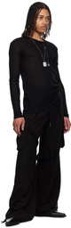 Ann Demeulemeester Black Iben Cargo Pants