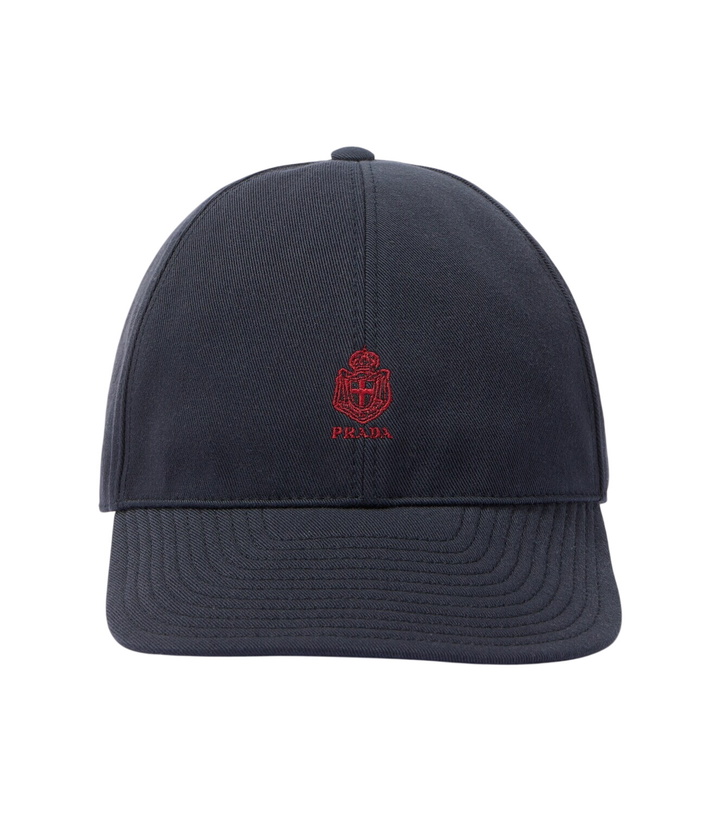 Photo: Prada Logo canvas baseball cap
