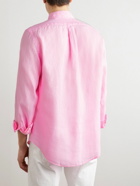 Polo Ralph Lauren - Slim-Fit Button-Down Collar Linen Shirt - Pink