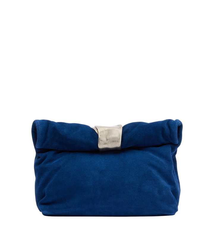 Photo: Staud Puff Small suede clutch