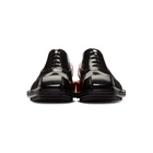 Alexander McQueen Black and Red Leather Derbys