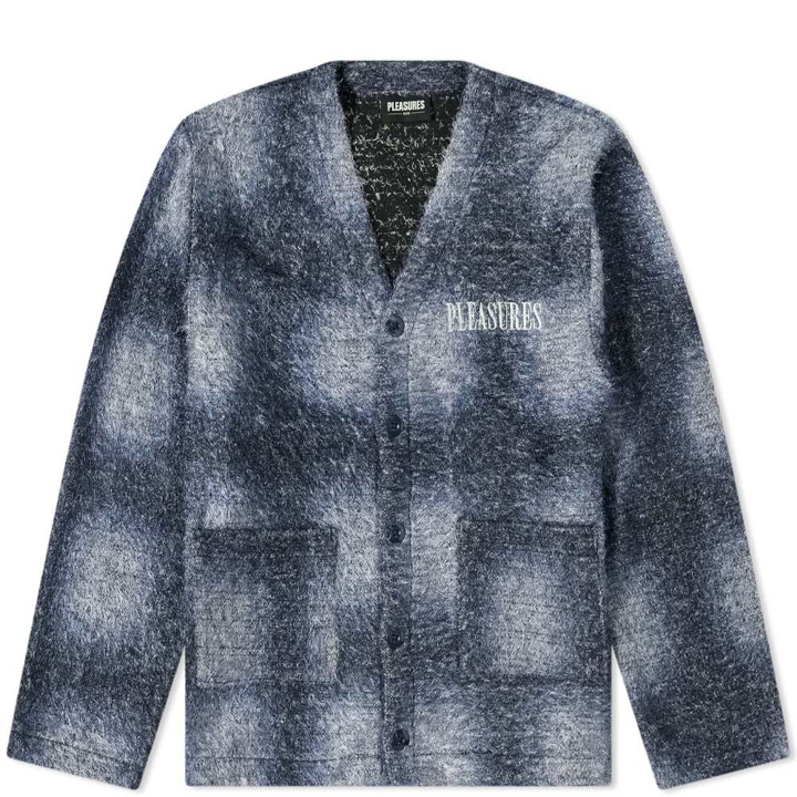 Photo: PLEASURES Spray Check Mohair Cardigan