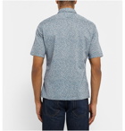 Burberry - Floral-Print Cotton Short-Sleeved Shirt - Men - Blue