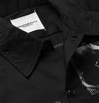 TAKAHIROMIYASHITA TheSoloist. - Dickies Appliquéd Twill Overshirt - Black