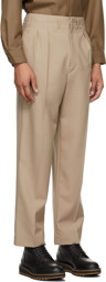 Lemaire Beige Pleats Pants