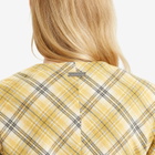 House Of Sunny Women's Check Collarless Blazer Jacket in Multi