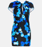 Coperni - Floral cutout minidress