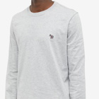 Paul Smith Men's Long Sleeve Zebra Logo T-Shirt in Grey