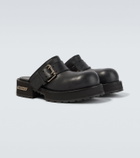Balenciaga Venom leather mules