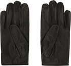Ernest W. Baker Black Leather Driving Gloves