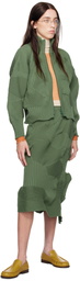 ISSEY MIYAKE Green Kone Kone Jacket