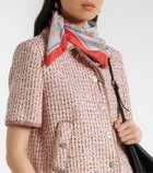Etro Turandot printed silk scarf