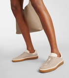 Loro Piana Tennis Walk suede sneakers