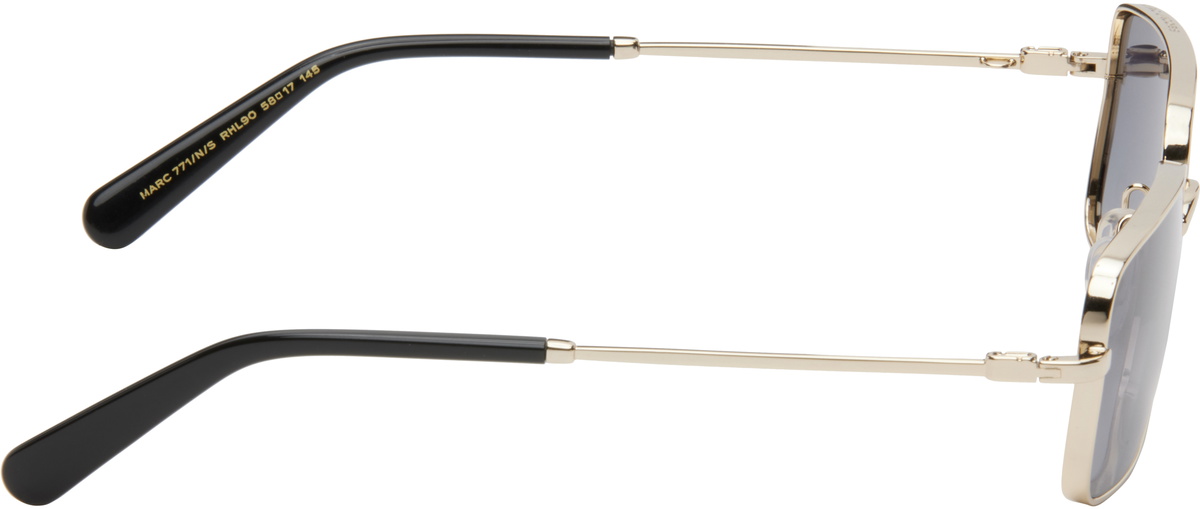 Marc Jacobs Gold Metal Logo Chain Sunglasses