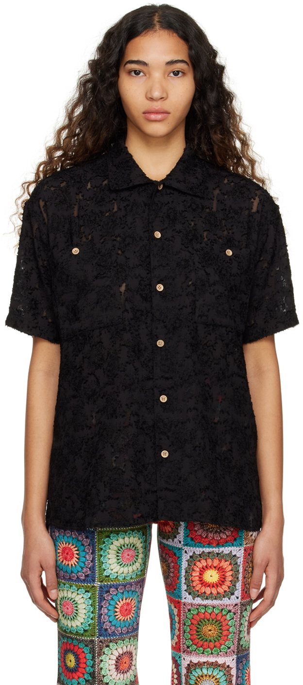 Andersson Bell Black Bali Shirt Andersson Bell
