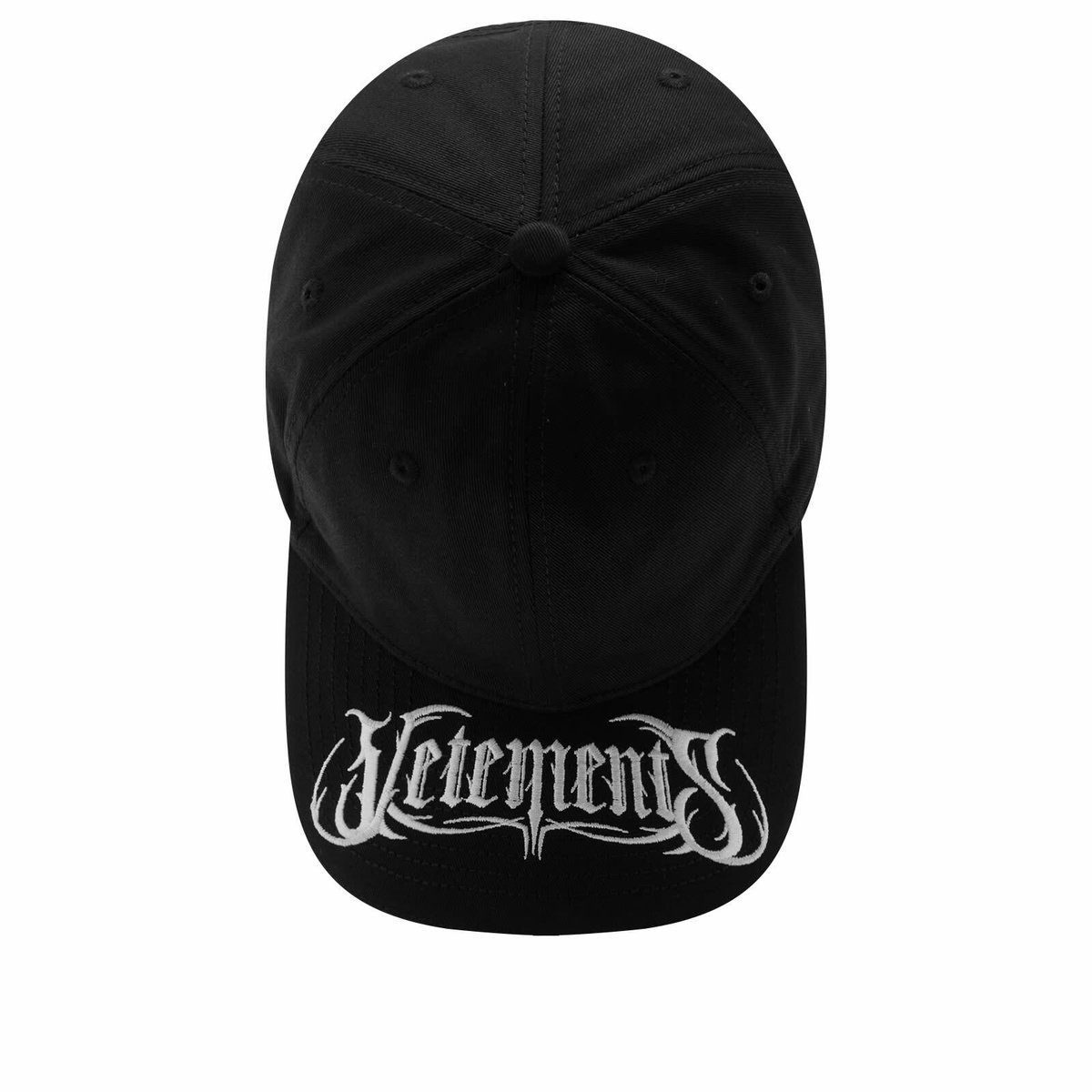 Vetements Black Logo Tour Cap