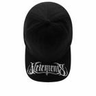 VETEMENTS Men's Metal Logo Cap in Black 