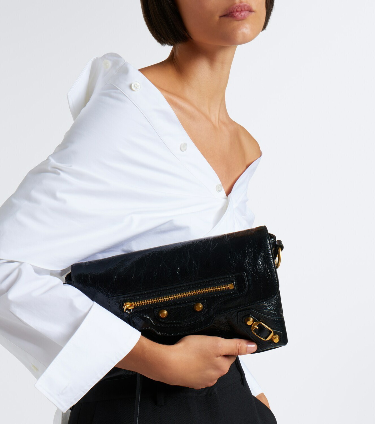 Balenciaga Le City Mini leather crossbody bag