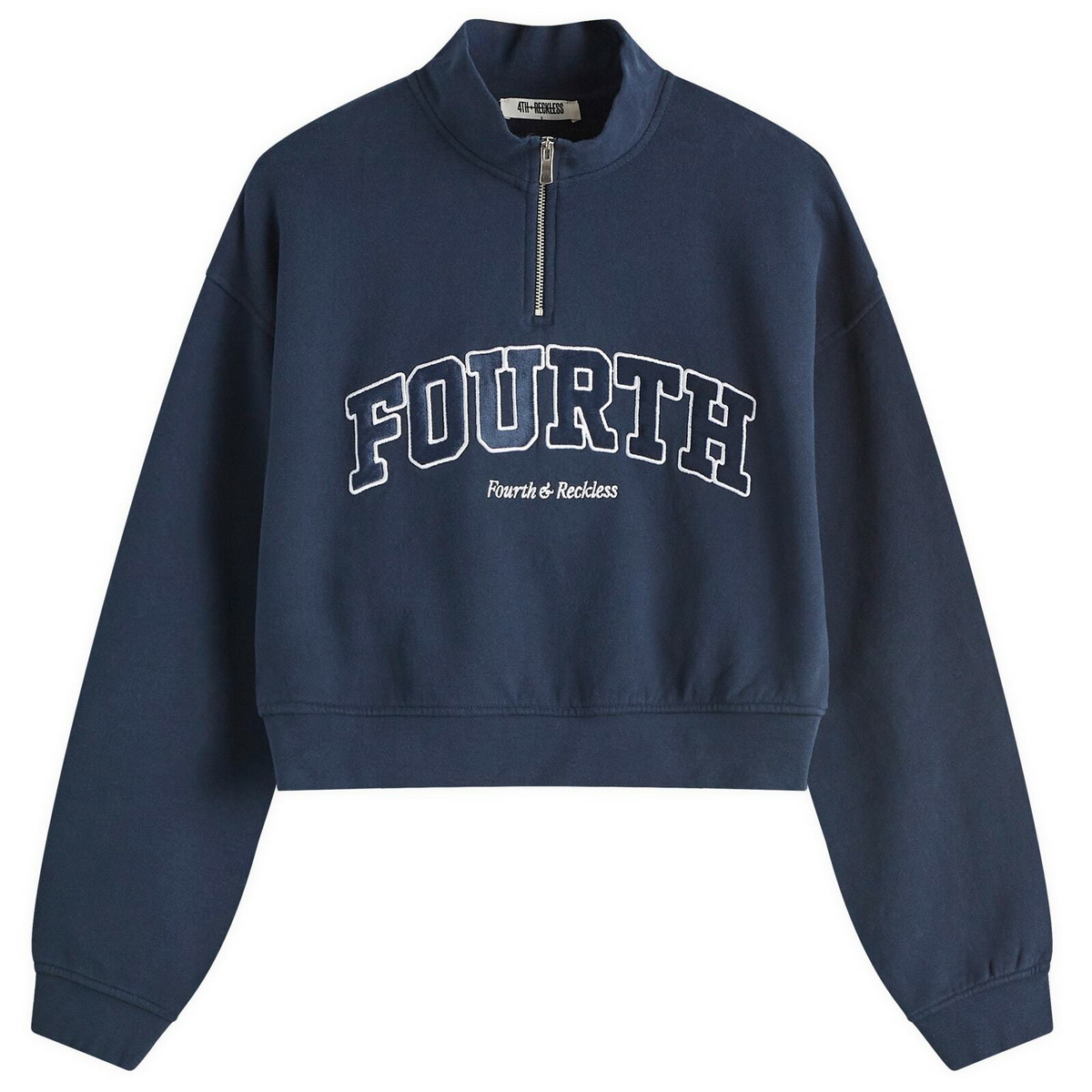4th & Reckless Women's Zanya Sweatshirt in Navy 4th & Reckless