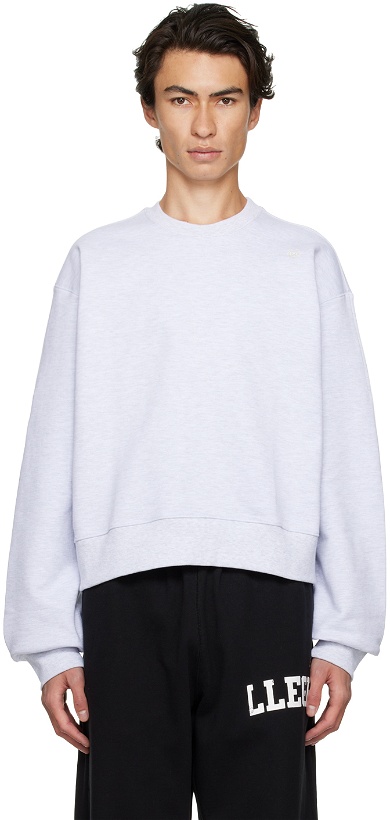 Photo: Recto SSENSE Exclusive Gray Embroidered Sweatshirt