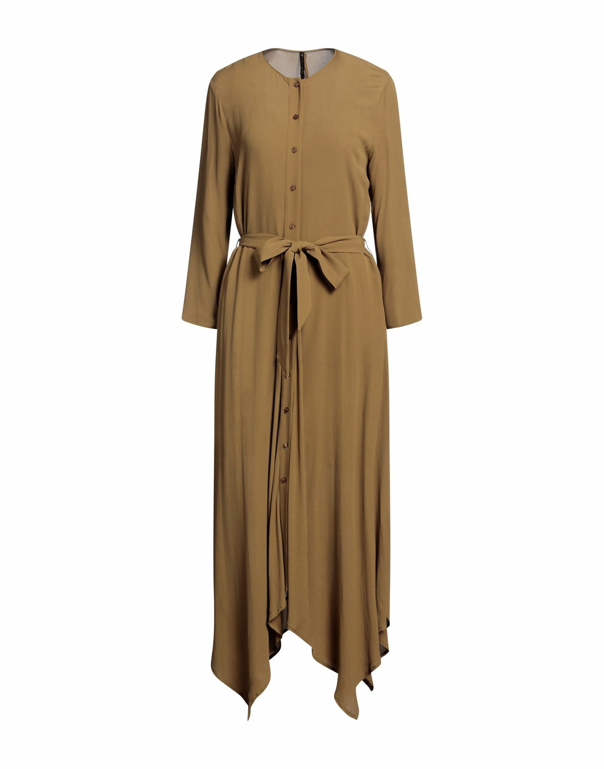 Manila Grace Womens Midi dress Military in Green