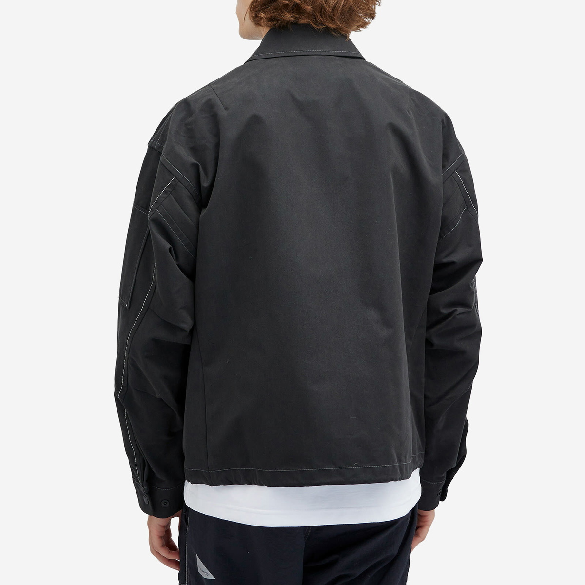 and wander C/PE Twill Field Jacket in Black and Wander