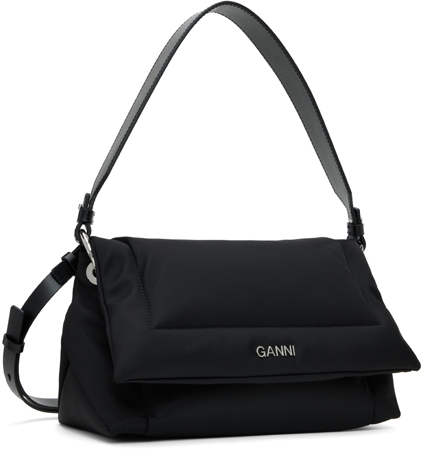 GANNI Black Medium Pillow Bag GANNI