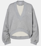 The Attico Cotton fleece sweatshirt