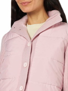 MC2 Saint Barth Woman Padded Jacket With Knitted Sleeves
