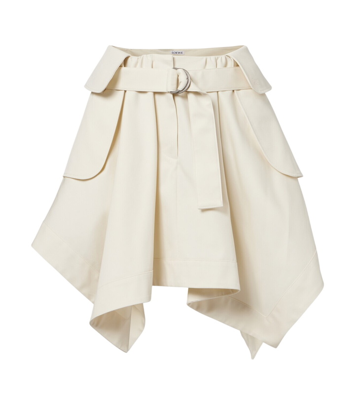 Photo: Loewe Cotton and silk gabardine miniskirt