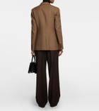 The Row Milto wool and silk blazer