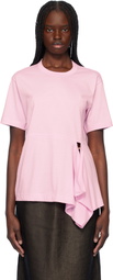 Comme des Garçons Shirt Pink Open Loop T-shirt