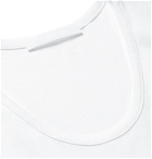 Helmut Lang - Logo-Embroidered Cotton-Jersey Tank Top - Men - White