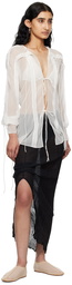 Christopher Esber White Floating Shirt